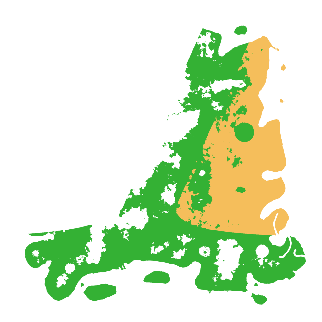 Biome Rust Map: Procedural Map, Size: 4400, Seed: 312445