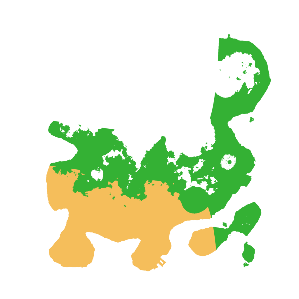 Biome Rust Map: Procedural Map, Size: 3000, Seed: 338700555