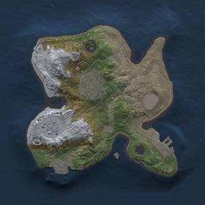 Thumbnail Rust Map: Procedural Map, Size: 1750, Seed: 768840724, 6 Monuments