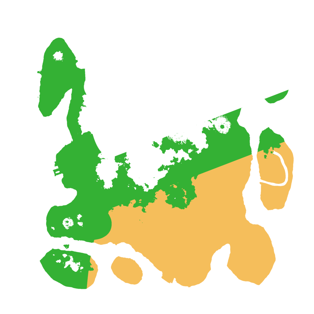 Biome Rust Map: Procedural Map, Size: 3000, Seed: 2079211210