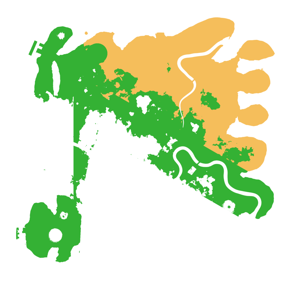 Biome Rust Map: Procedural Map, Size: 3850, Seed: 1958476134