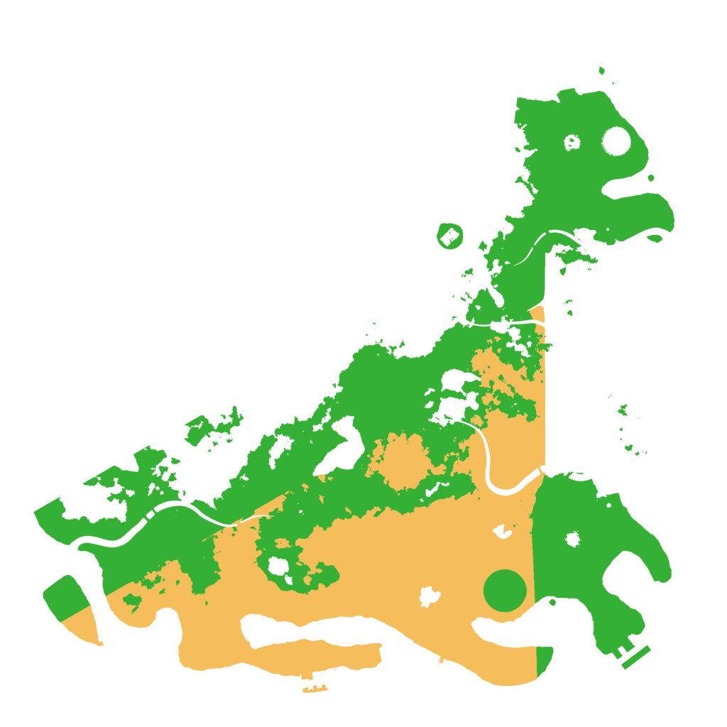 Biome Rust Map: Procedural Map, Size: 4500, Seed: 672332789