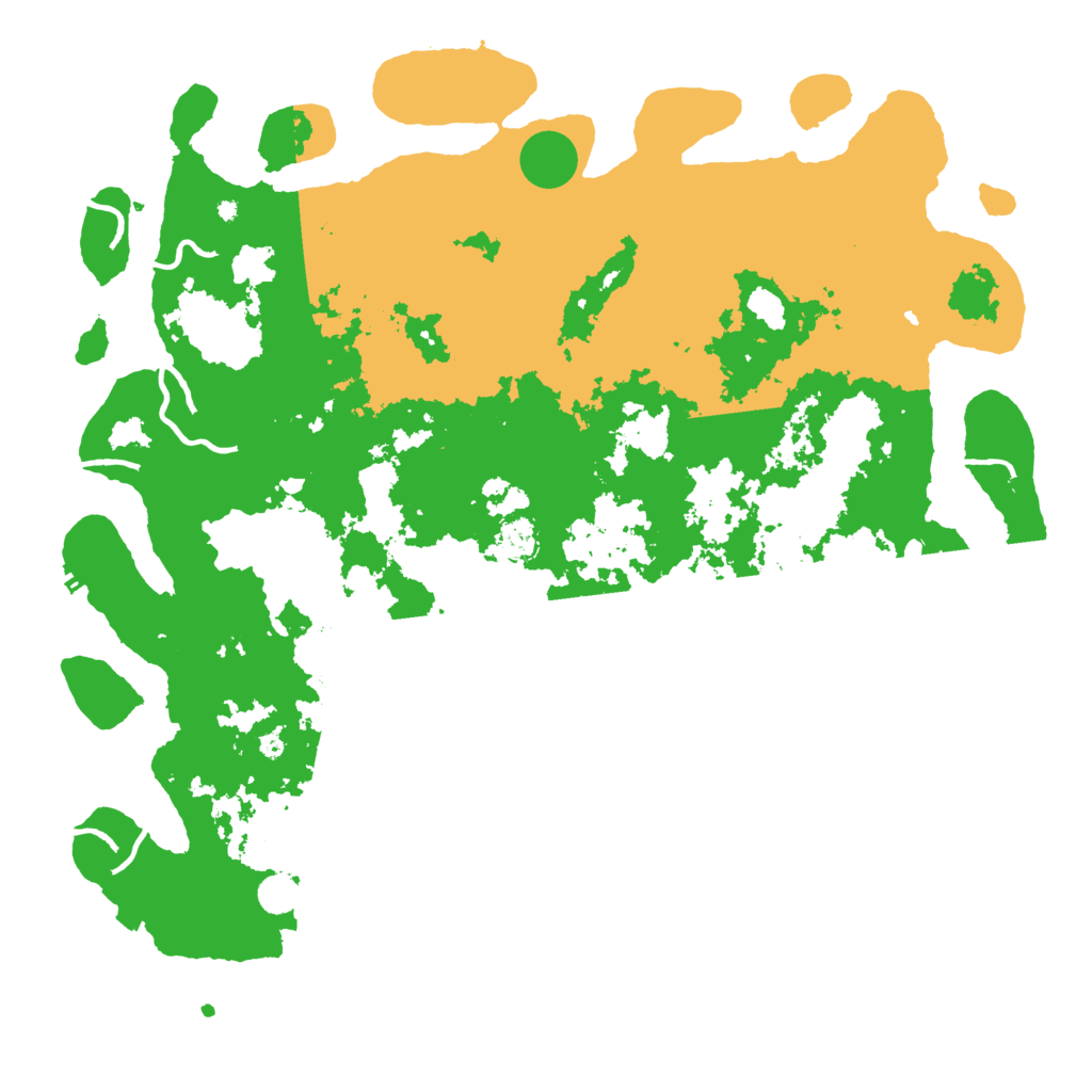 Biome Rust Map: Procedural Map, Size: 5000, Seed: 599882531