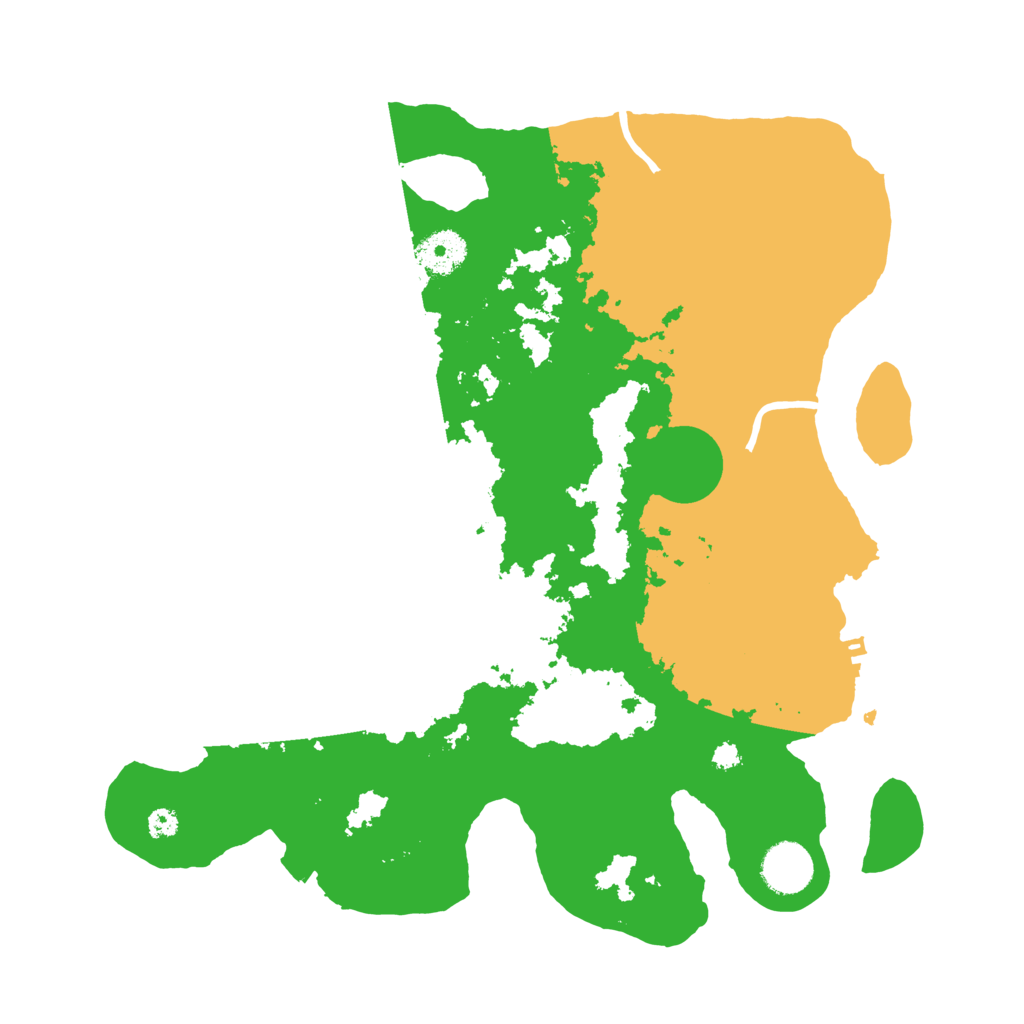 Biome Rust Map: Procedural Map, Size: 3500, Seed: 718072177