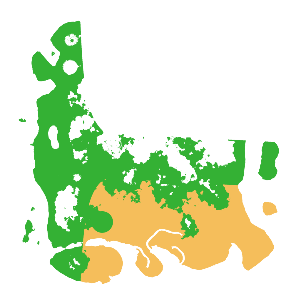 Biome Rust Map: Procedural Map, Size: 3700, Seed: 1993564108