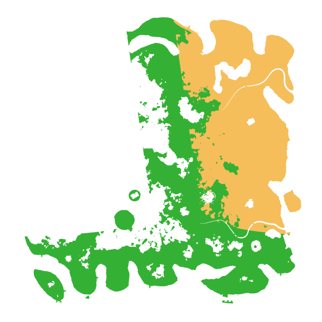 Biome Rust Map: Procedural Map, Size: 4500, Seed: 1170883698