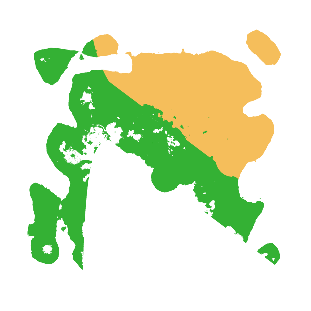 Biome Rust Map: Procedural Map, Size: 3000, Seed: 44564