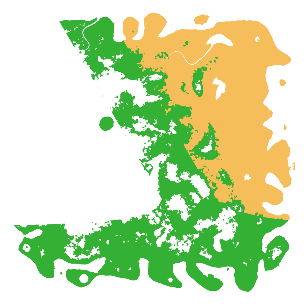 Biome Rust Map: Procedural Map, Size: 6000, Seed: 494042268