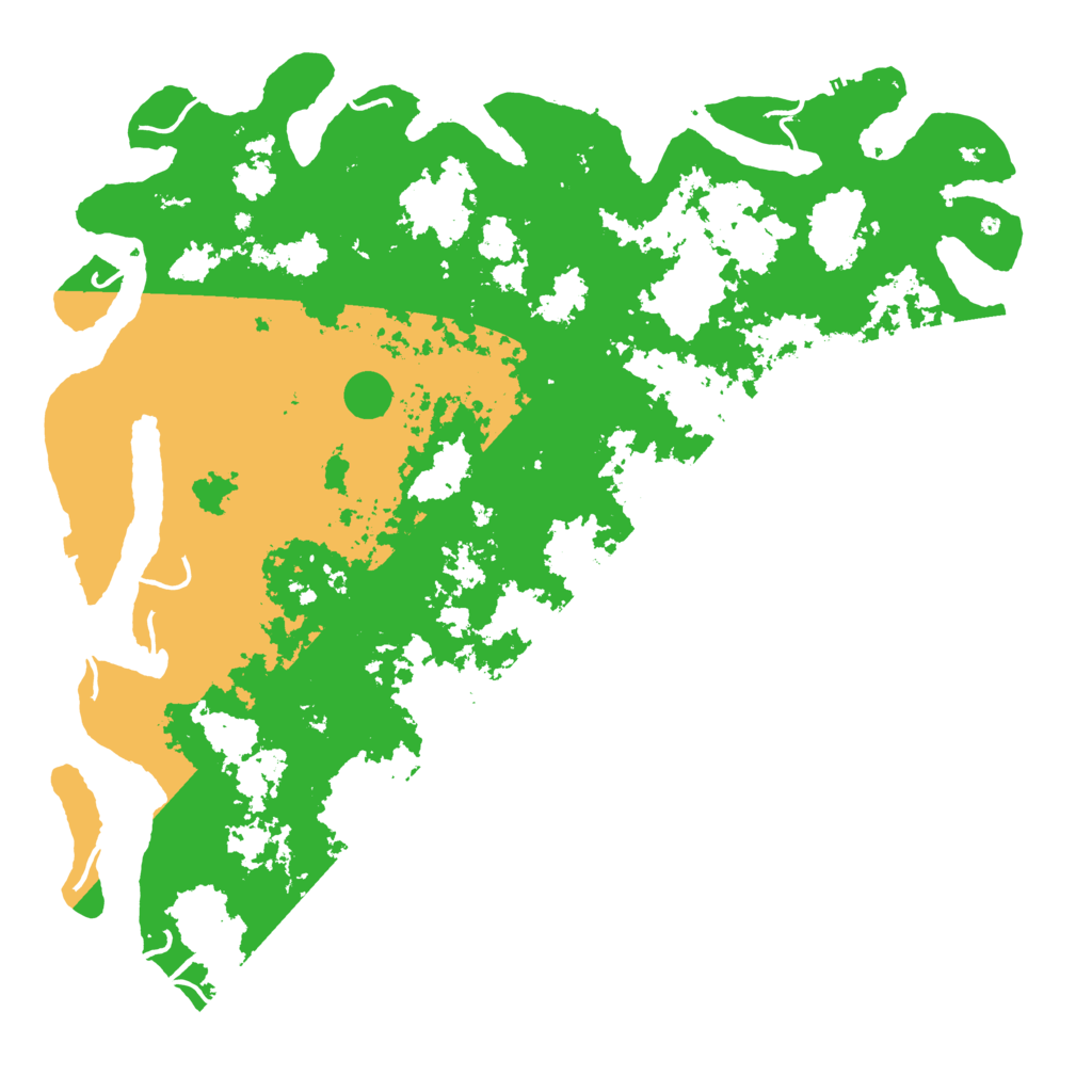 Biome Rust Map: Procedural Map, Size: 6000, Seed: 847229351