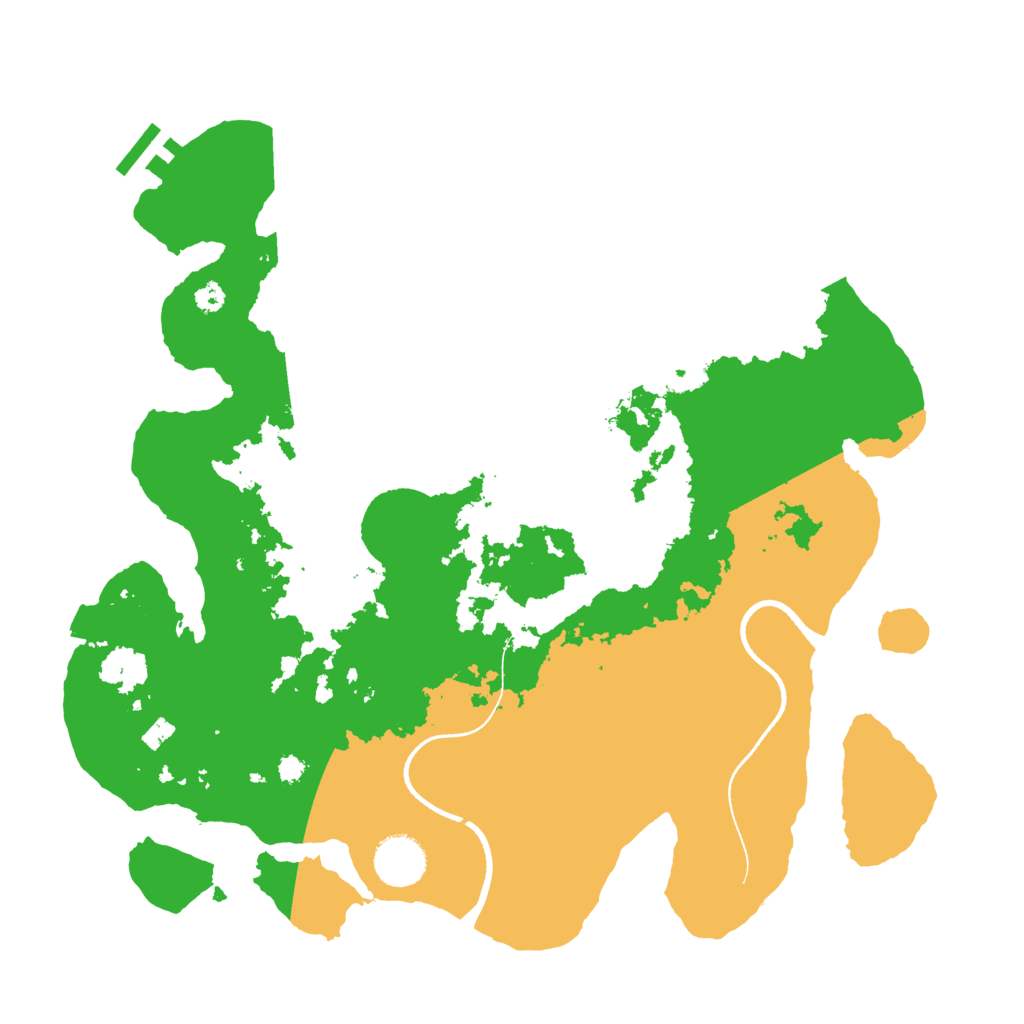 Biome Rust Map: Procedural Map, Size: 3500, Seed: 644546368