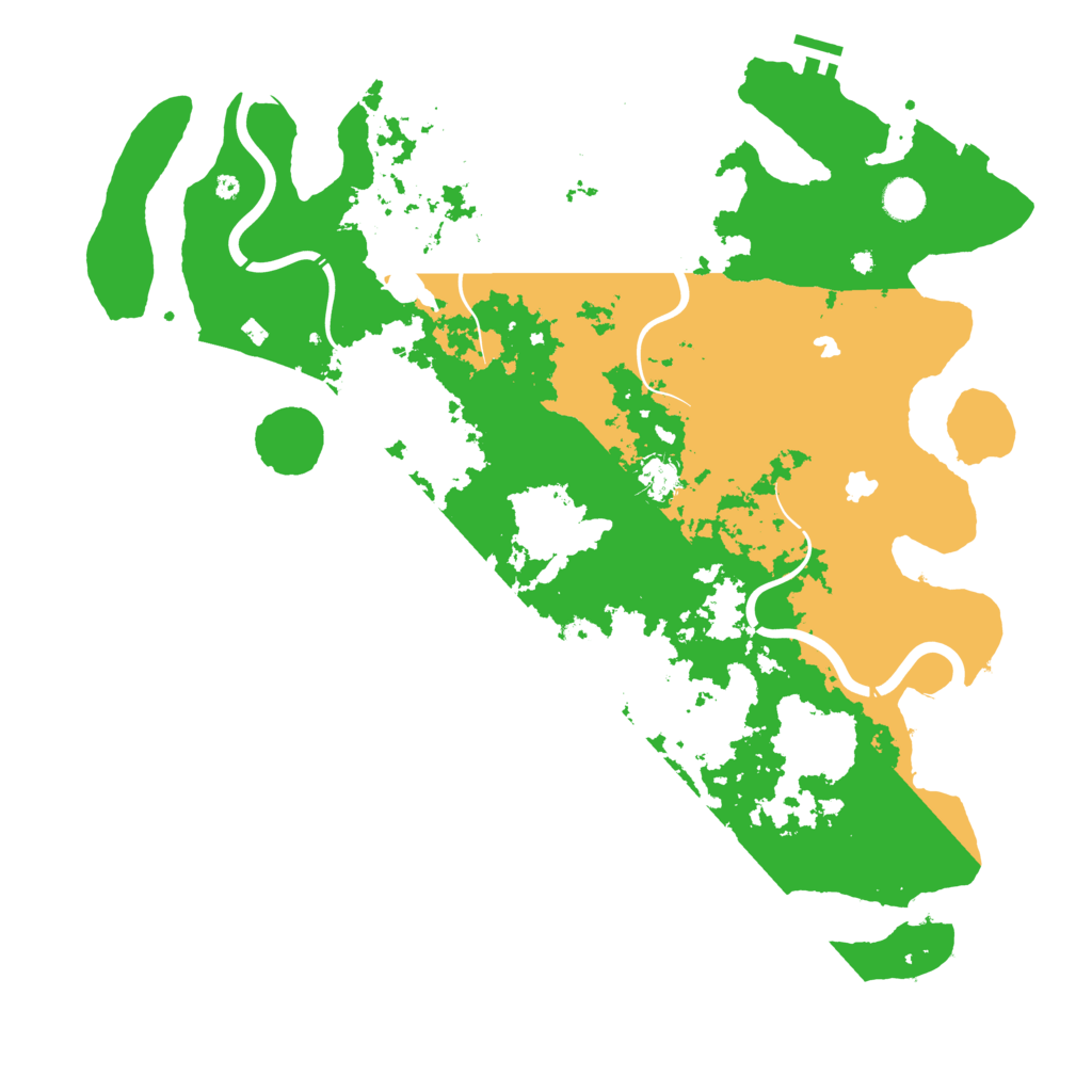 Biome Rust Map: Procedural Map, Size: 4500, Seed: 1654411605