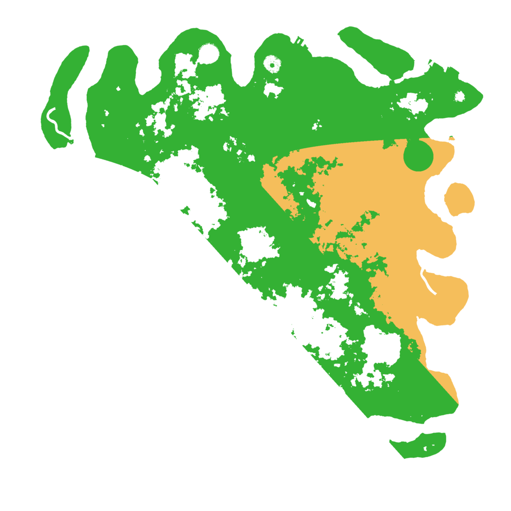 Biome Rust Map: Procedural Map, Size: 4500, Seed: 1654411605