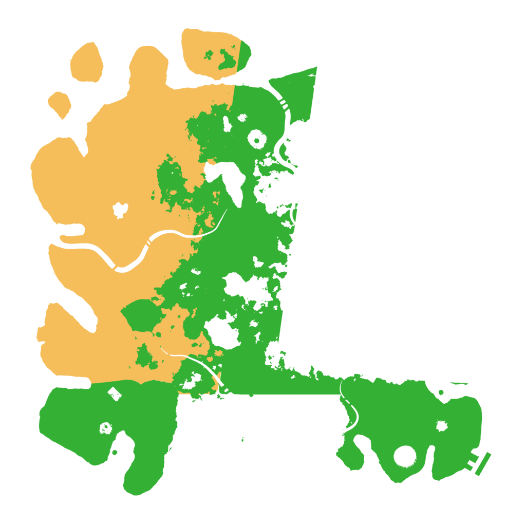 Biome Rust Map: Procedural Map, Size: 4250, Seed: 304388772