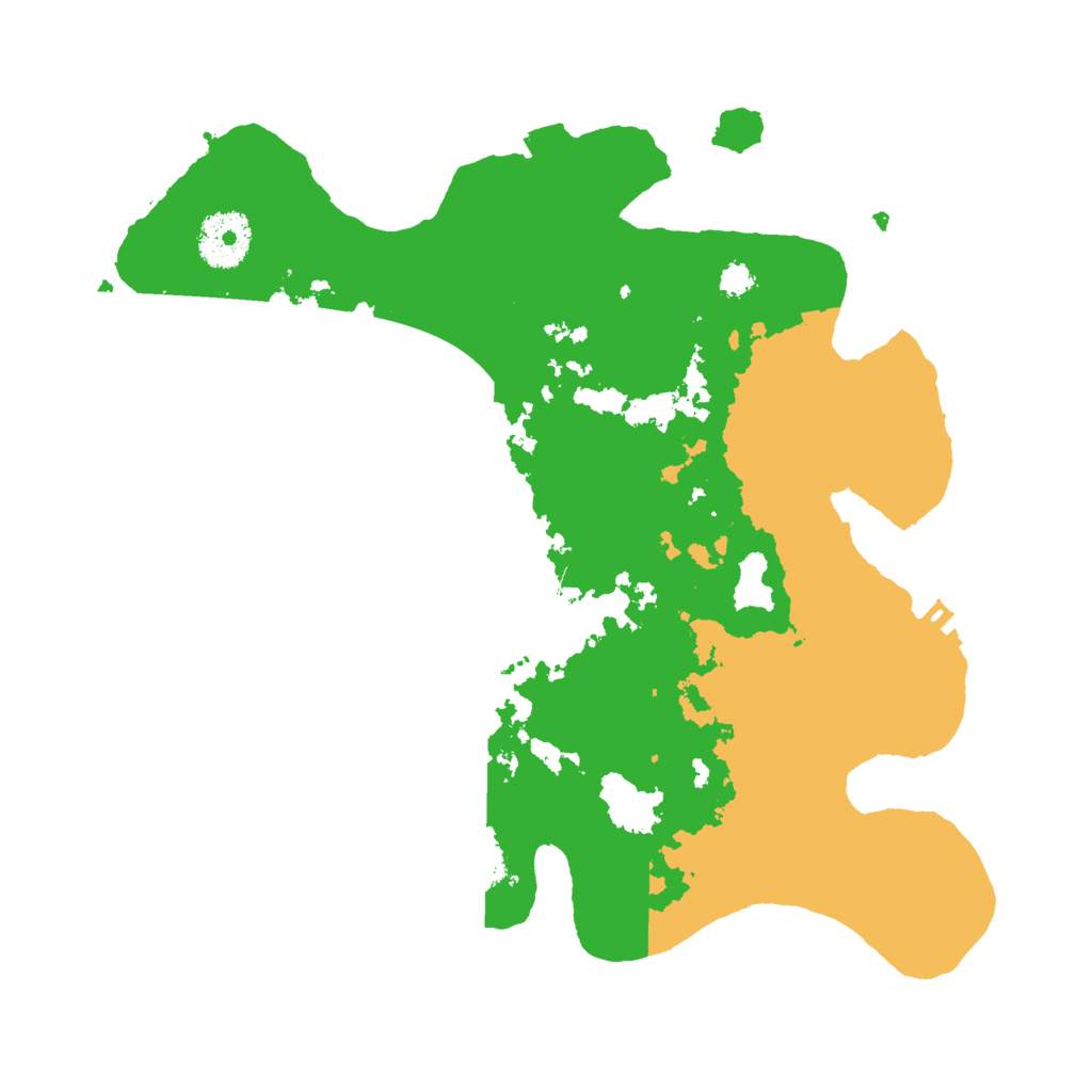 Biome Rust Map: Procedural Map, Size: 3000, Seed: 25606
