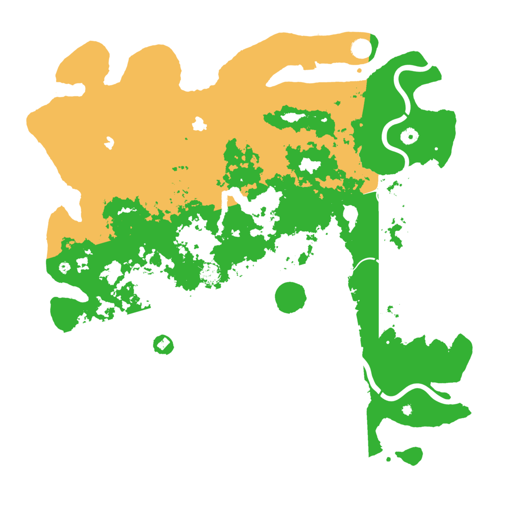 Biome Rust Map: Procedural Map, Size: 4500, Seed: 468860038