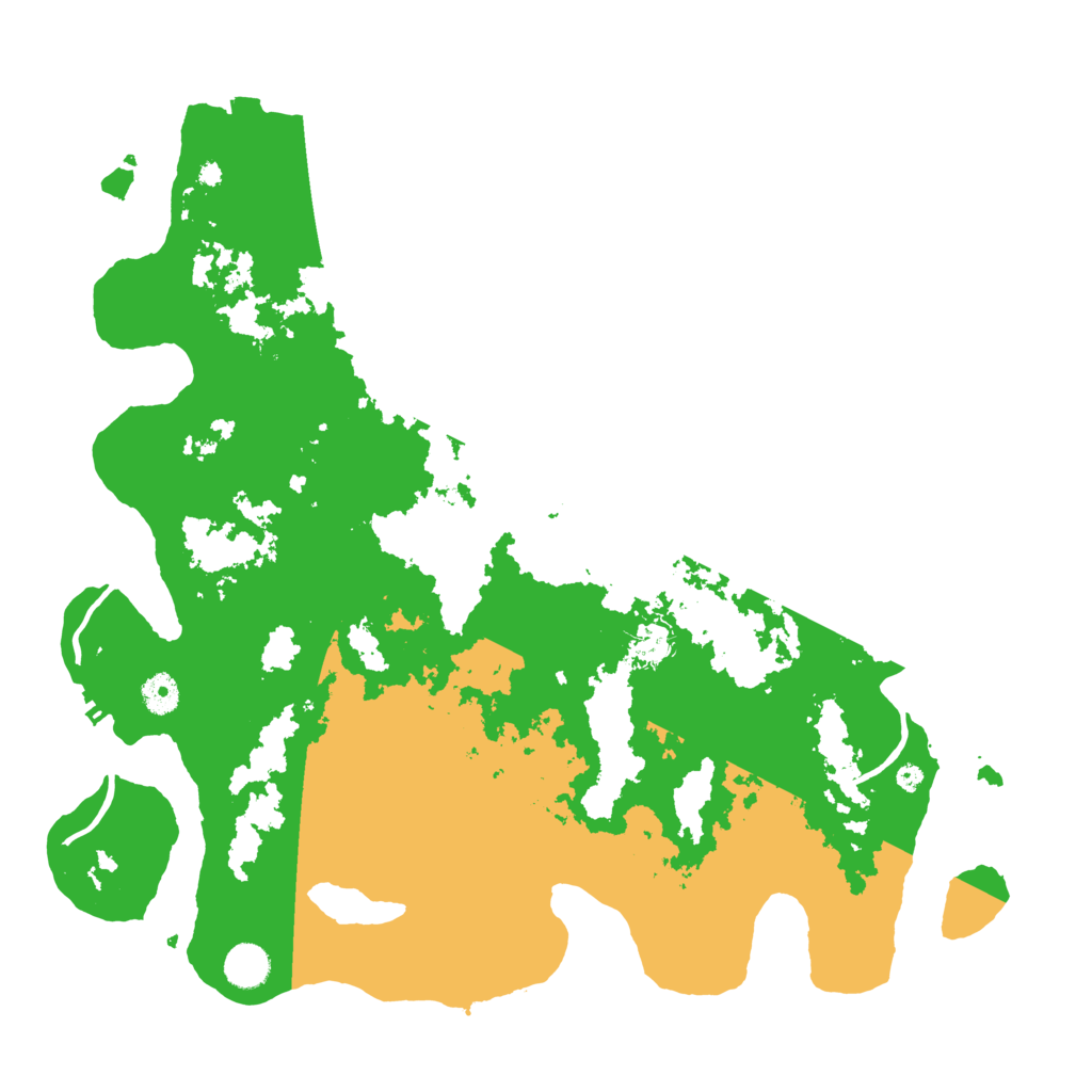 Biome Rust Map: Procedural Map, Size: 4250, Seed: 1564