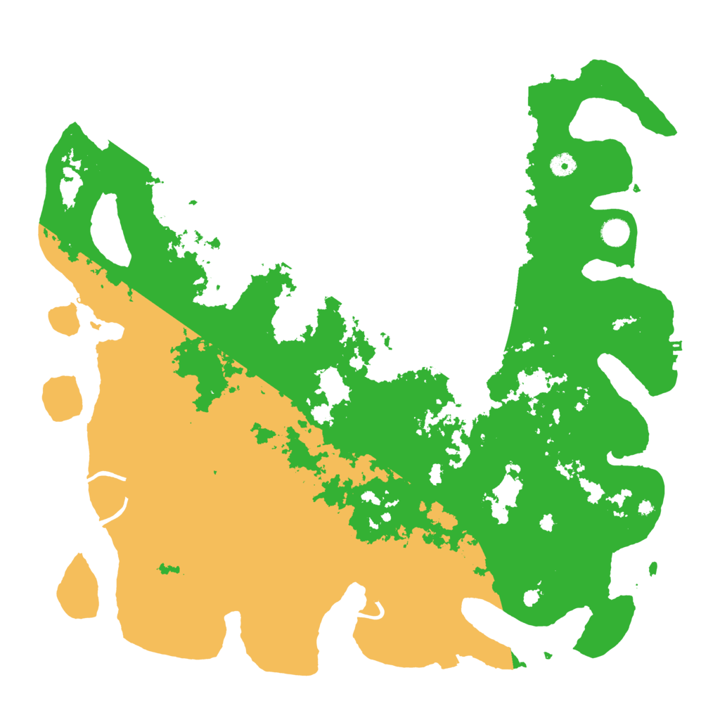 Biome Rust Map: Procedural Map, Size: 4500, Seed: 7563
