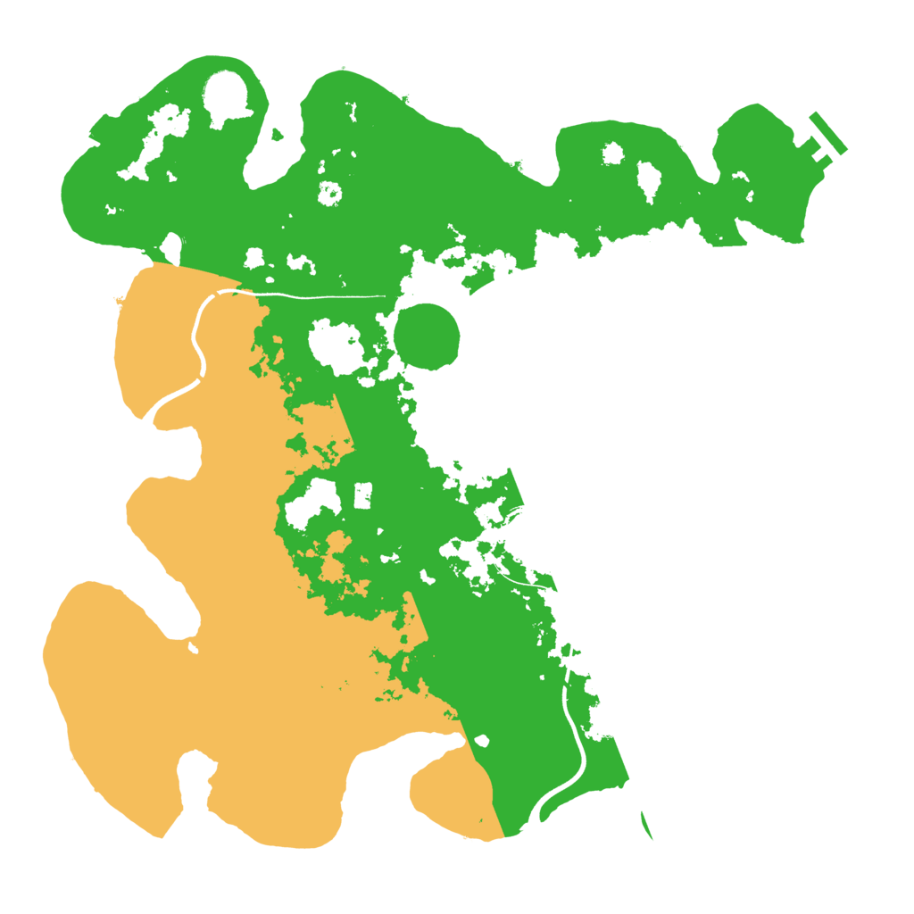 Biome Rust Map: Procedural Map, Size: 3700, Seed: 722950989
