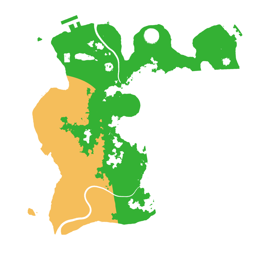 Biome Rust Map: Procedural Map, Size: 3000, Seed: 1526329589