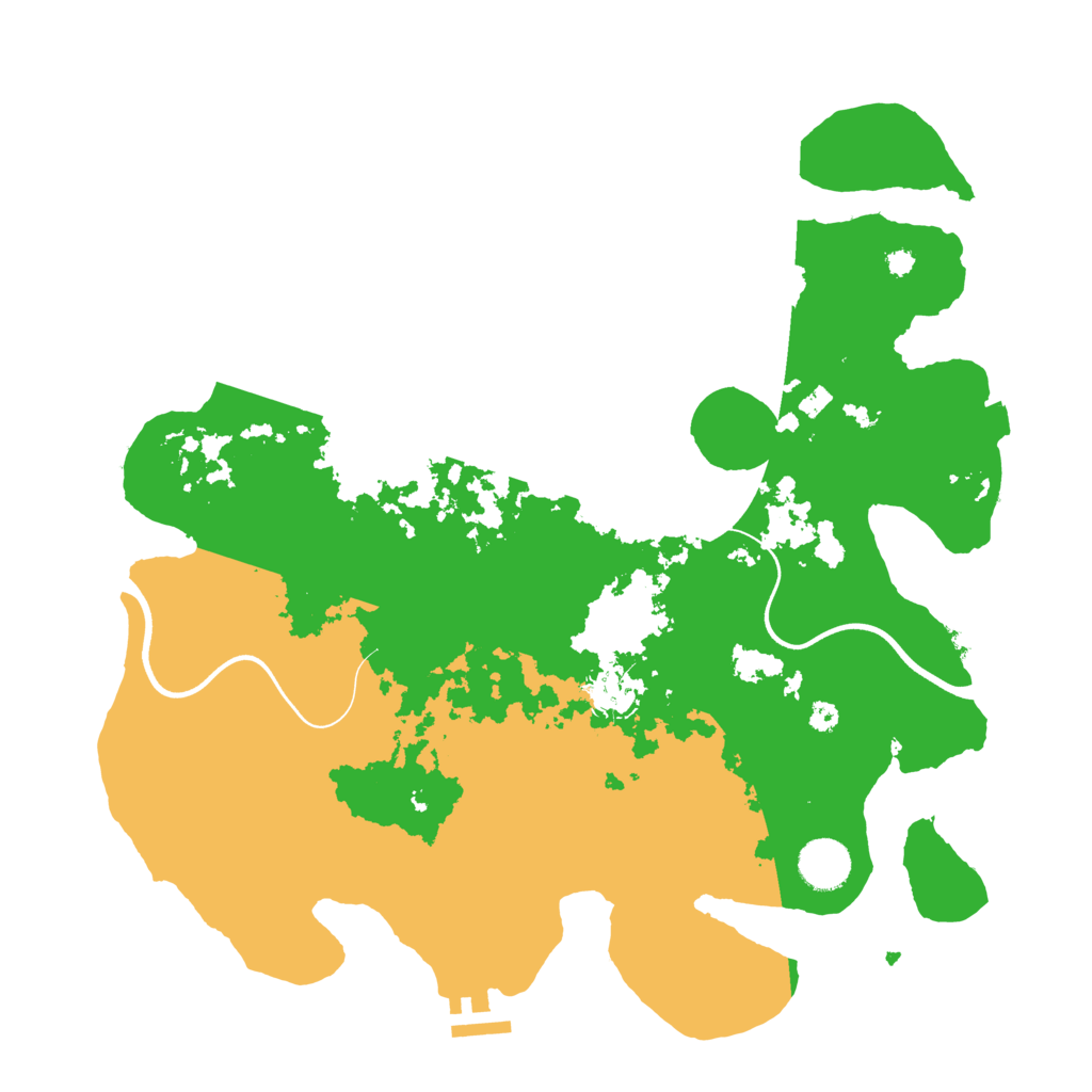Biome Rust Map: Procedural Map, Size: 3700, Seed: 1330733097