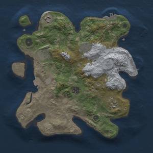 Thumbnail Rust Map: Procedural Map, Size: 3000, Seed: 531, 13 Monuments