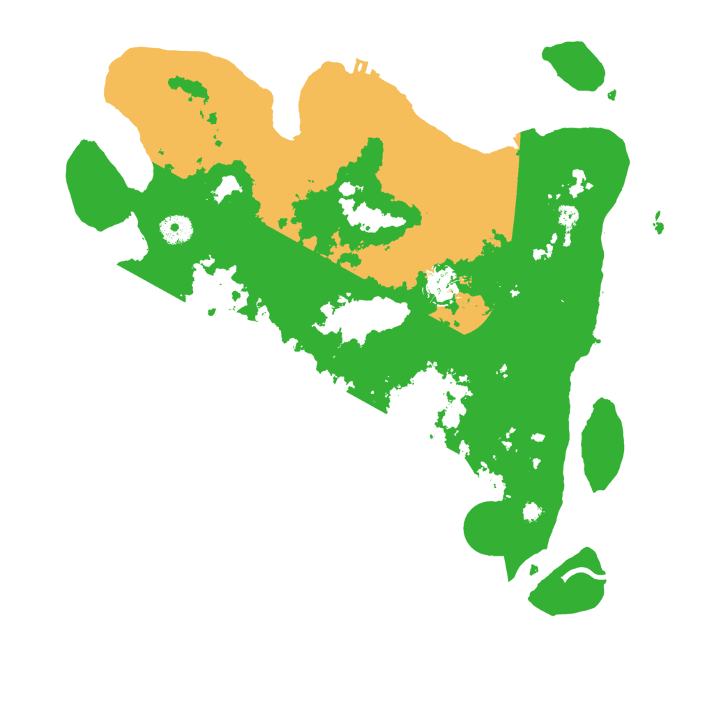 Biome Rust Map: Procedural Map, Size: 3500, Seed: 44772307