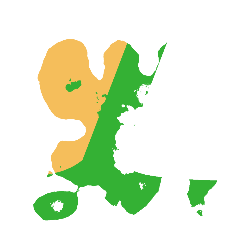 Biome Rust Map: Procedural Map, Size: 2000, Seed: 61994