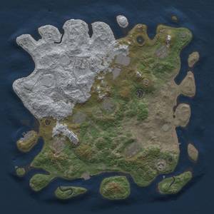 Thumbnail Rust Map: Procedural Map, Size: 4000, Seed: 1208122351, 18 Monuments