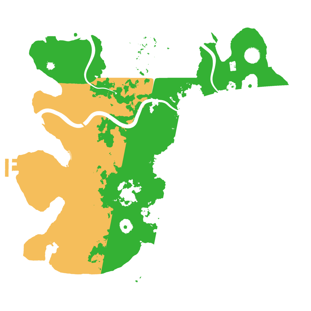 Biome Rust Map: Procedural Map, Size: 3500, Seed: 321843288