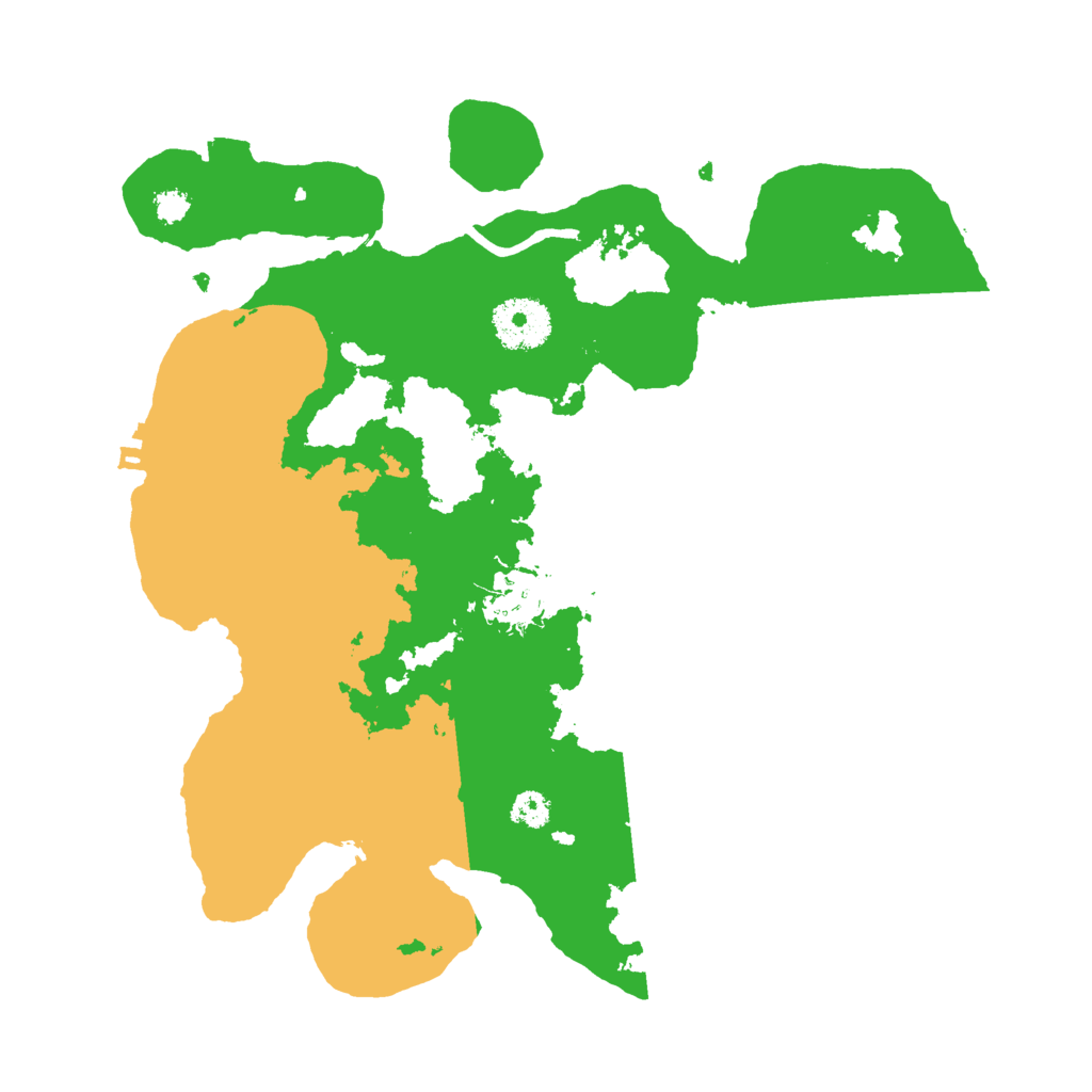 Biome Rust Map: Procedural Map, Size: 3000, Seed: 1359461400