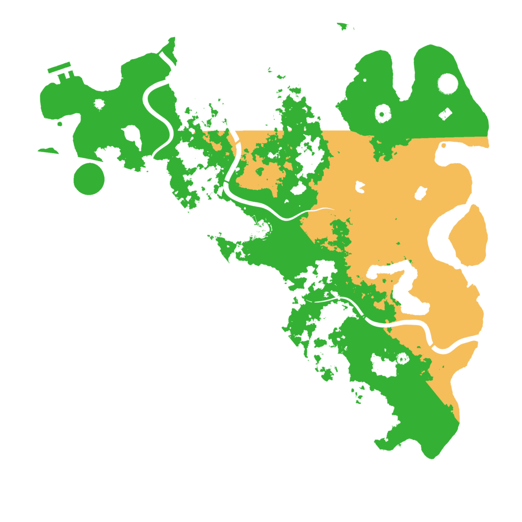 Biome Rust Map: Procedural Map, Size: 4500, Seed: 666288517