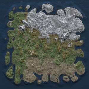 Thumbnail Rust Map: Procedural Map, Size: 5000, Seed: 1656488278, 19 Monuments