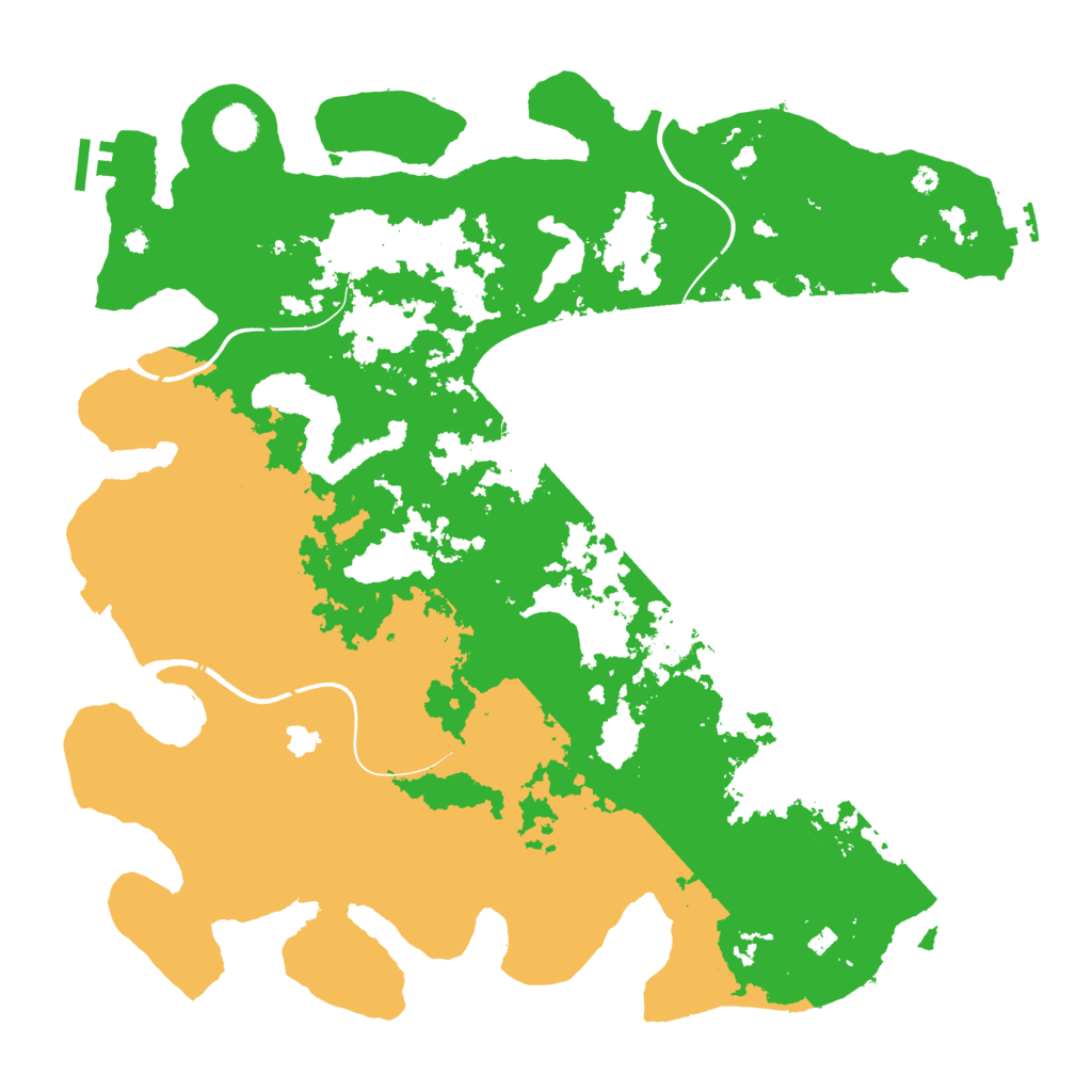 Biome Rust Map: Procedural Map, Size: 4250, Seed: 1091754627