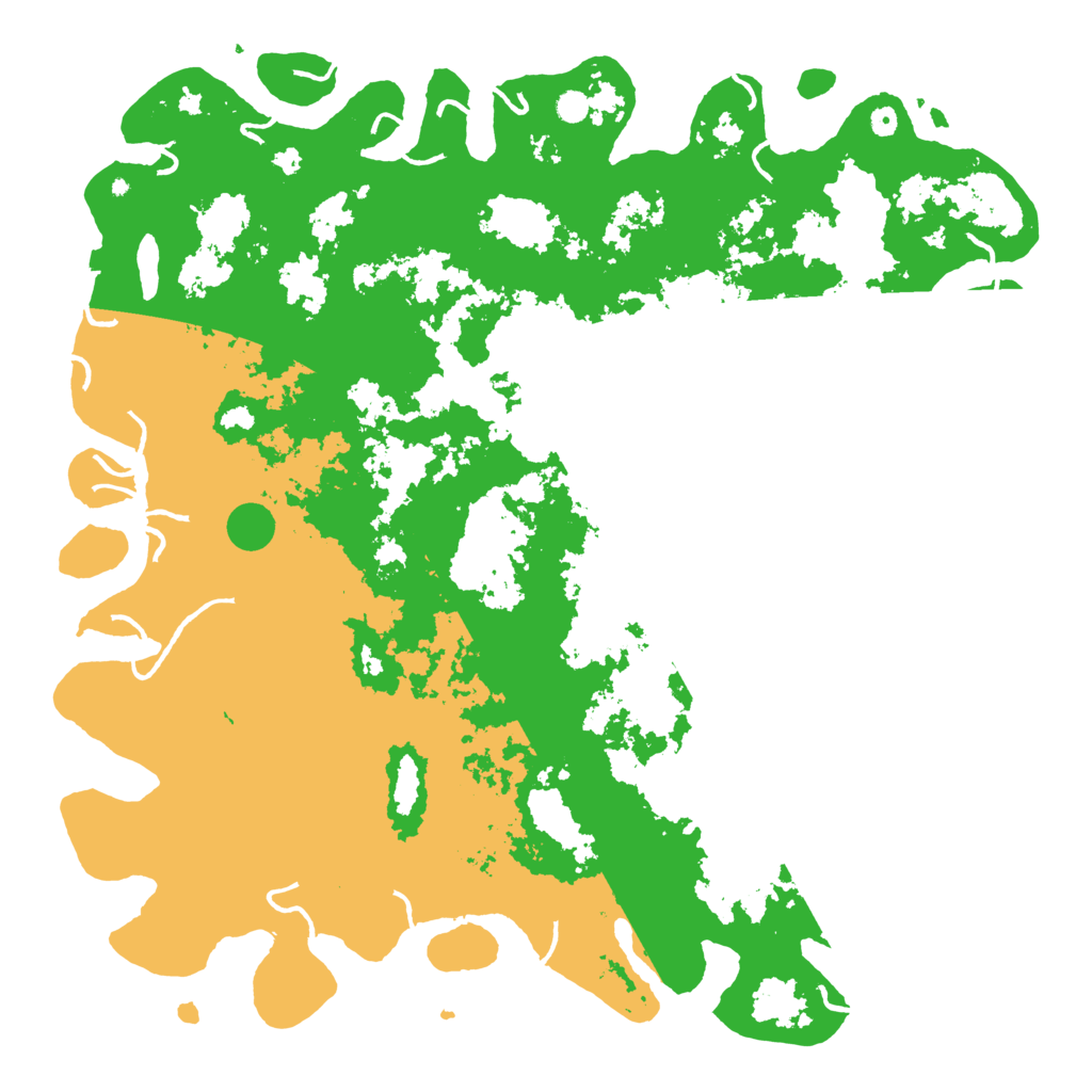 Biome Rust Map: Procedural Map, Size: 6000, Seed: 521251