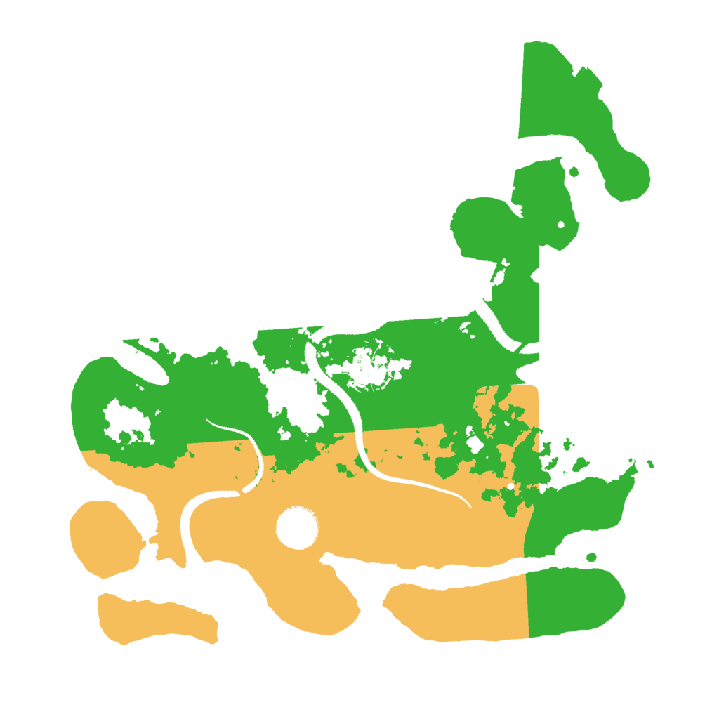 Biome Rust Map: Procedural Map, Size: 3000, Seed: 15525