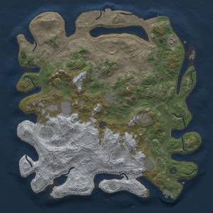 Thumbnail Rust Map: Procedural Map, Size: 4250, Seed: 2109894210, 19 Monuments
