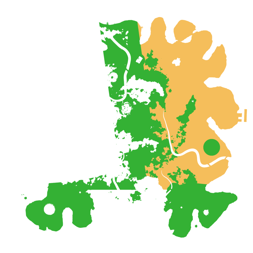 Biome Rust Map: Procedural Map, Size: 4000, Seed: 1021332249