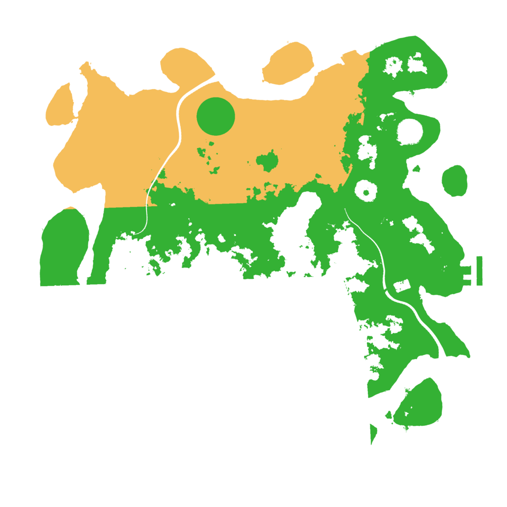 Biome Rust Map: Procedural Map, Size: 3500, Seed: 169887781