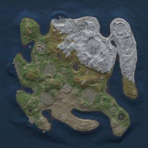 Thumbnail Rust Map: Procedural Map, Size: 3000, Seed: 138788205, 15 Monuments