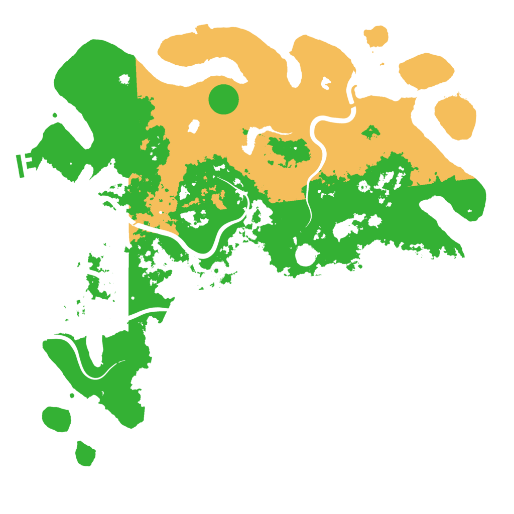 Biome Rust Map: Procedural Map, Size: 4500, Seed: 2004561954