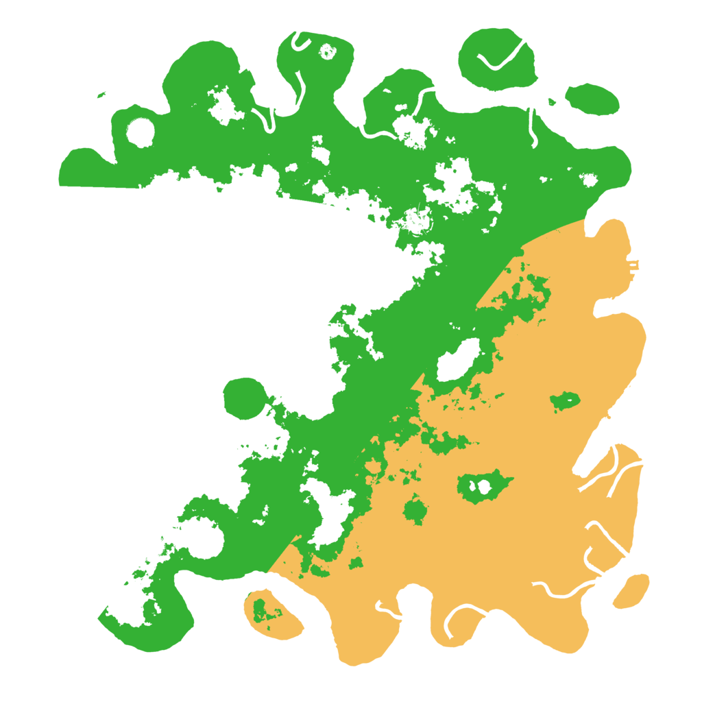 Biome Rust Map: Procedural Map, Size: 4500, Seed: 429487