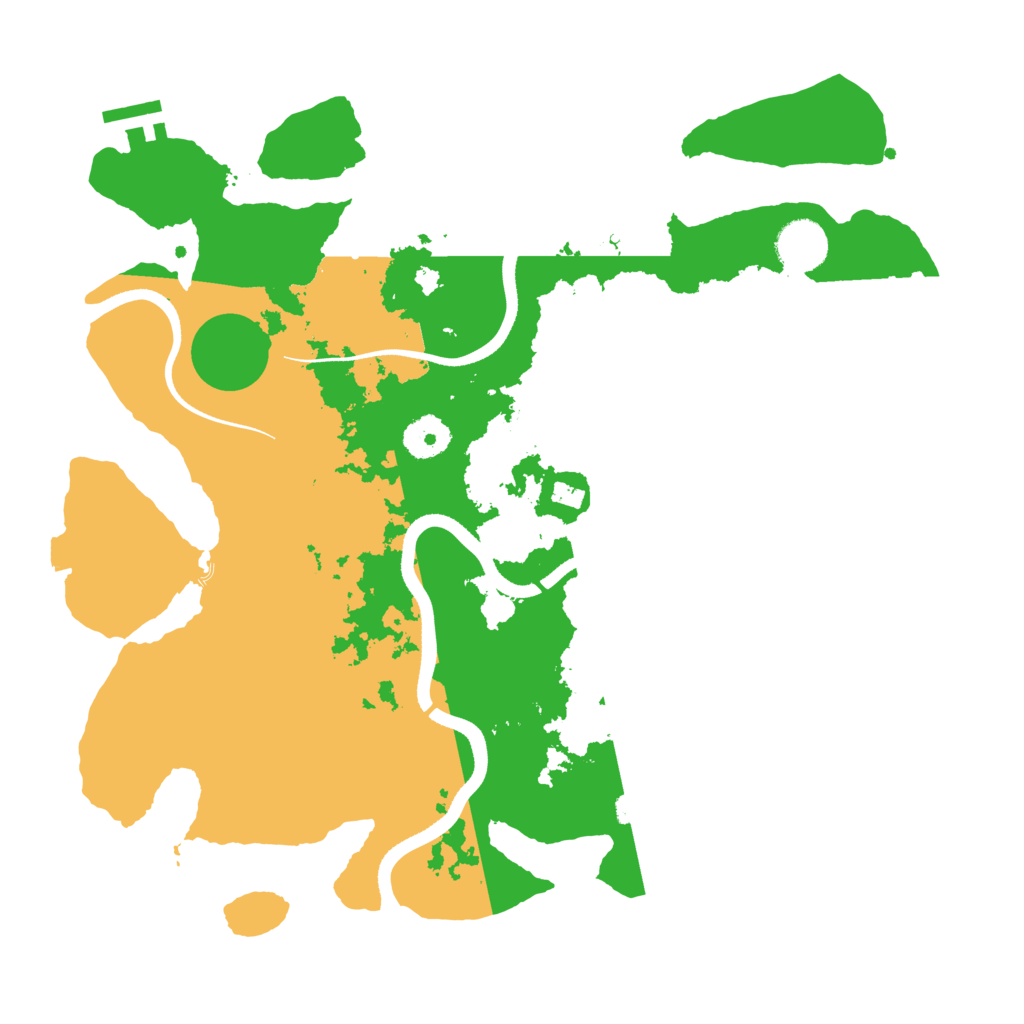Biome Rust Map: Procedural Map, Size: 3500, Seed: 1527986733