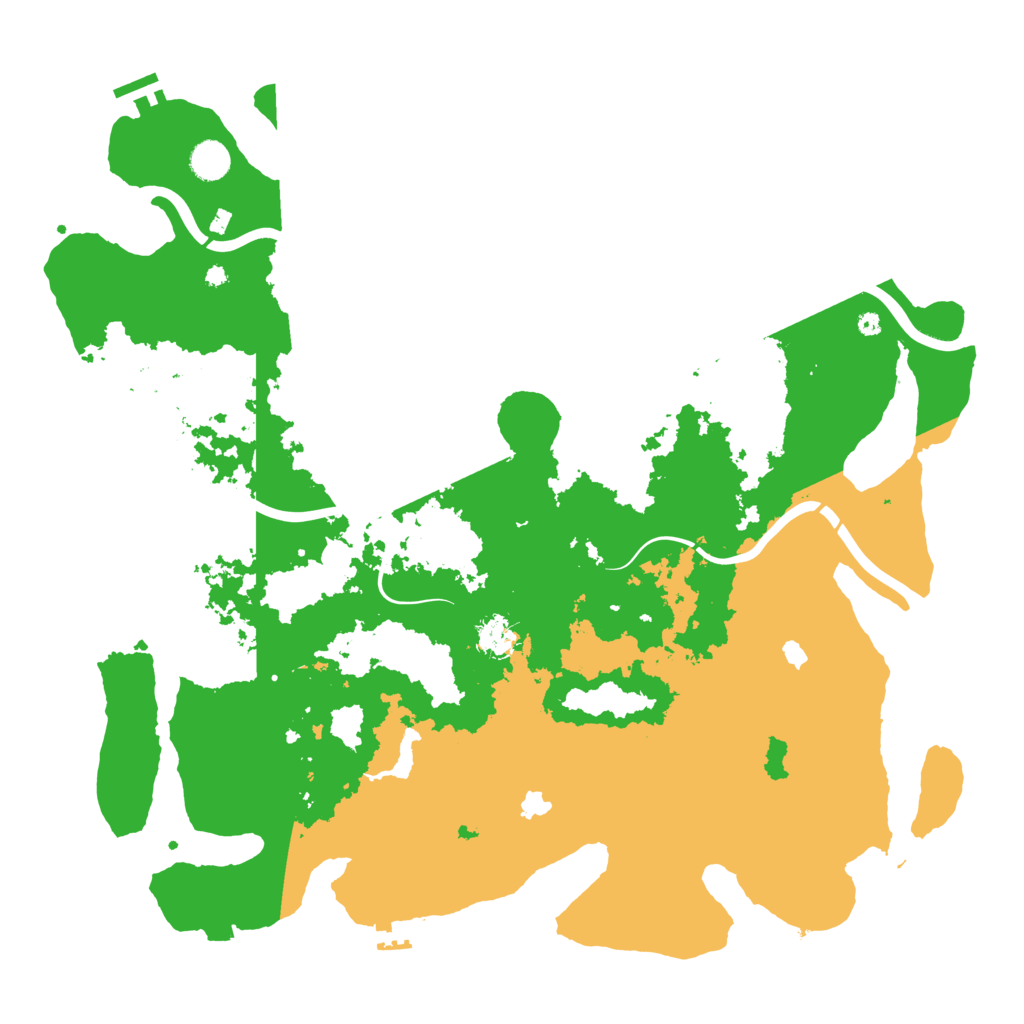 Biome Rust Map: Procedural Map, Size: 4500, Seed: 281982176