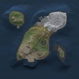 Thumbnail Rust Map: Procedural Map, Size: 1436, Seed: 1301583420, 5 Monuments