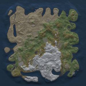 Thumbnail Rust Map: Procedural Map, Size: 4250, Seed: 377724755, 19 Monuments