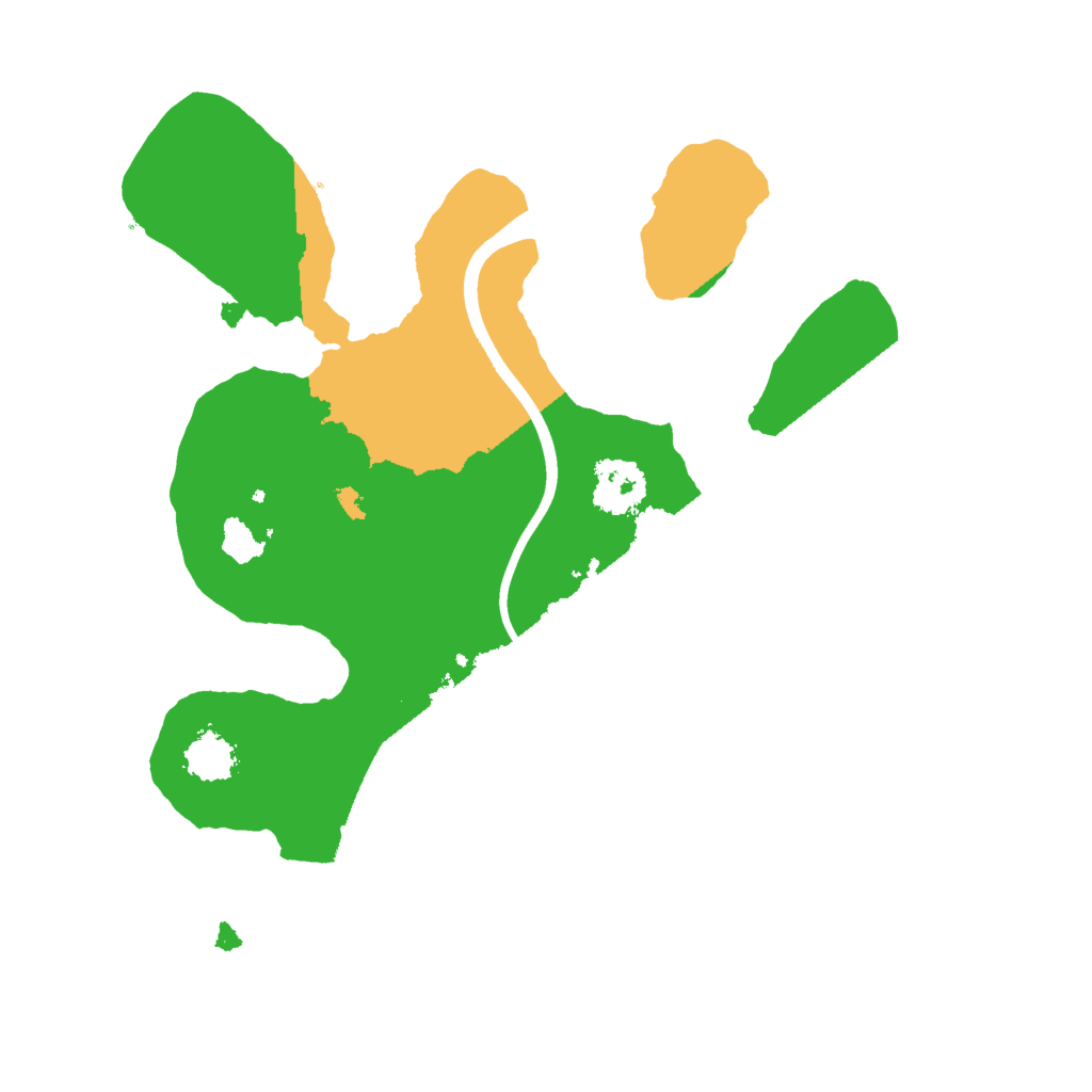 Biome Rust Map: Procedural Map, Size: 2000, Seed: 2053935472