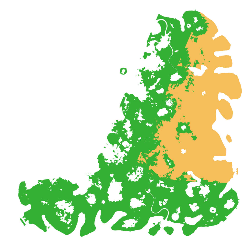 Biome Rust Map: Procedural Map, Size: 6000, Seed: 804481387