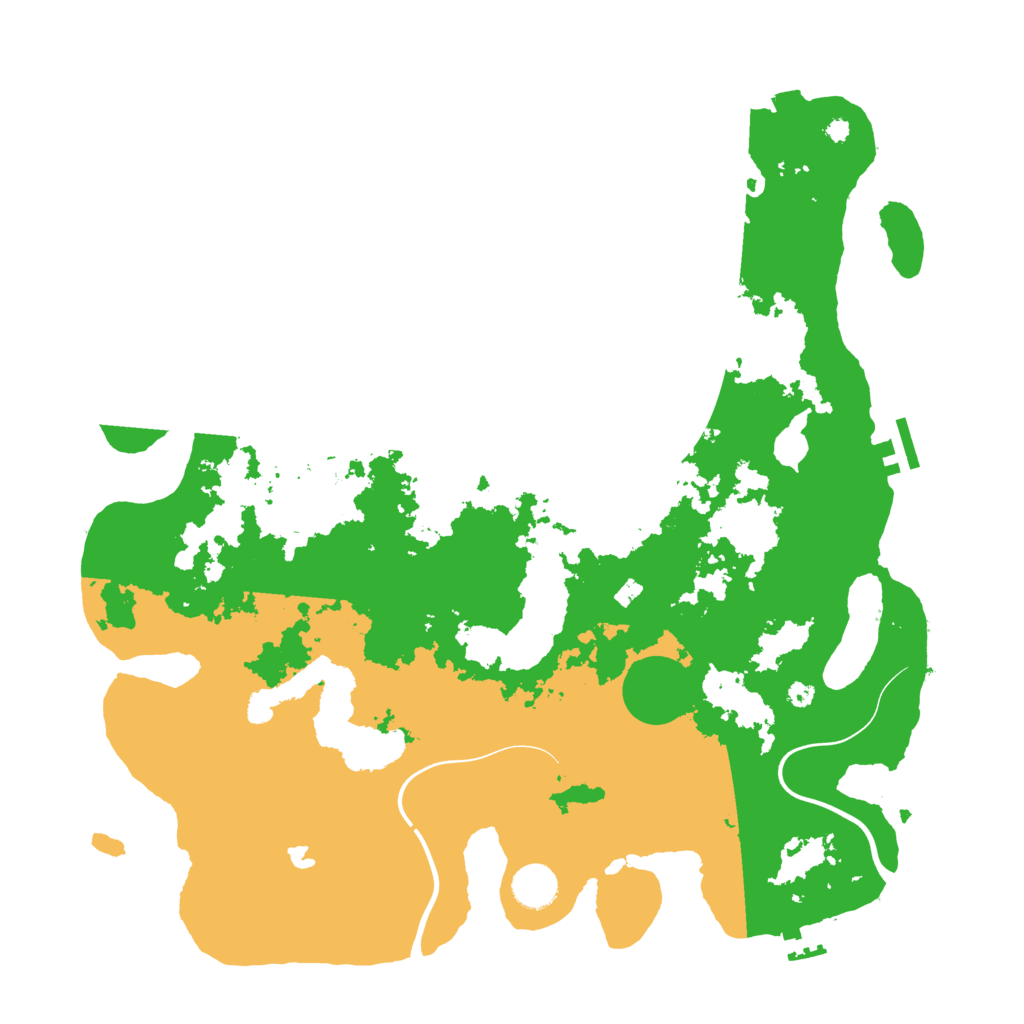 Biome Rust Map: Procedural Map, Size: 4000, Seed: 277366