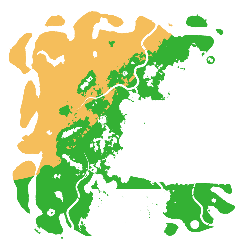 Biome Rust Map: Procedural Map, Size: 5000, Seed: 41653656
