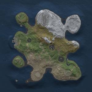 Thumbnail Rust Map: Procedural Map, Size: 2300, Seed: 808166912, 8 Monuments